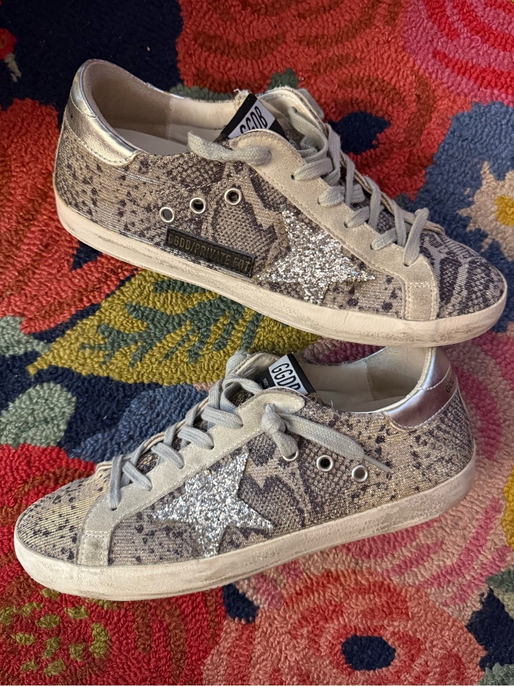 Golden Goose Superstar Python Metallic Shimmer